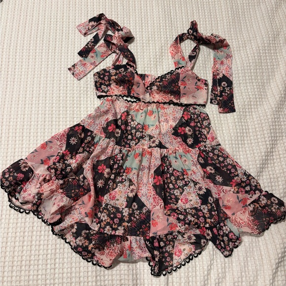 Revolve Tularosa Cutout Mini Dress Size Small - Picture 2 of 4